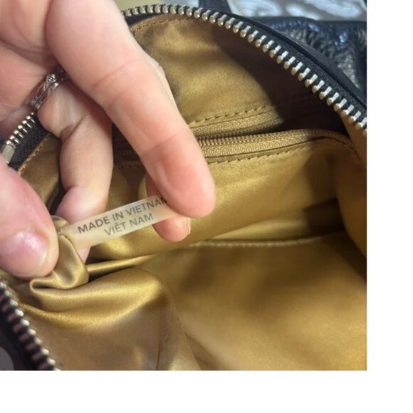 Coach Small Pebble Leather Leather Handbag/crossbody GUC! - Picture 7 of 8